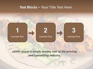 Kebabs Tandoori Meal PowerPoint Template