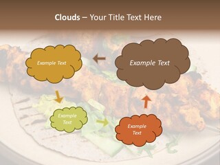 Kebabs Tandoori Meal PowerPoint Template