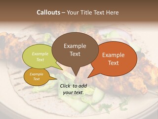 Kebabs Tandoori Meal PowerPoint Template