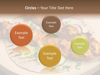 Kebabs Tandoori Meal PowerPoint Template