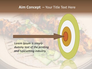 Kebabs Tandoori Meal PowerPoint Template