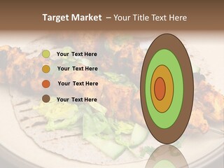 Kebabs Tandoori Meal PowerPoint Template