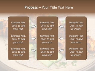 Kebabs Tandoori Meal PowerPoint Template
