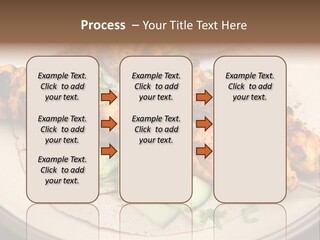 Kebabs Tandoori Meal PowerPoint Template