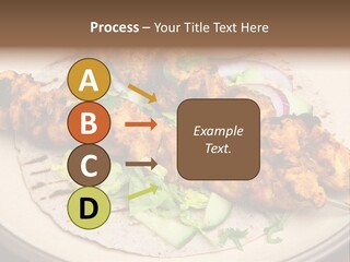 Kebabs Tandoori Meal PowerPoint Template