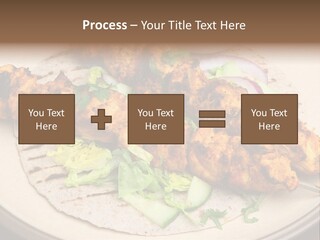 Kebabs Tandoori Meal PowerPoint Template