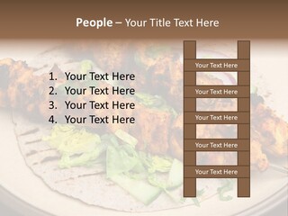 Kebabs Tandoori Meal PowerPoint Template