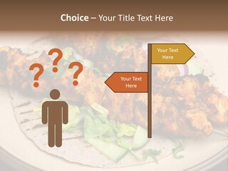 Kebabs Tandoori Meal PowerPoint Template