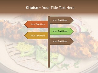 Kebabs Tandoori Meal PowerPoint Template