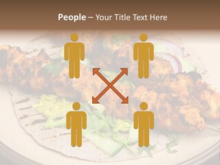 Kebabs Tandoori Meal PowerPoint Template