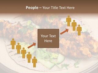 Kebabs Tandoori Meal PowerPoint Template
