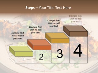 Kebabs Tandoori Meal PowerPoint Template