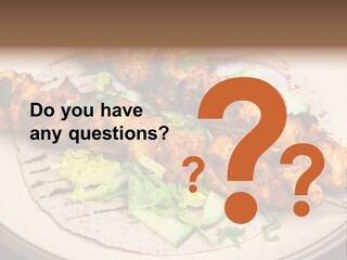 Kebabs Tandoori Meal PowerPoint Template