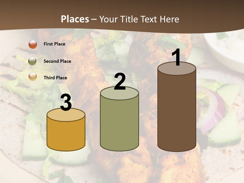 Meat Plate Yogurt PowerPoint Template