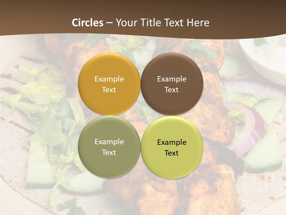 Meat Plate Yogurt PowerPoint Template