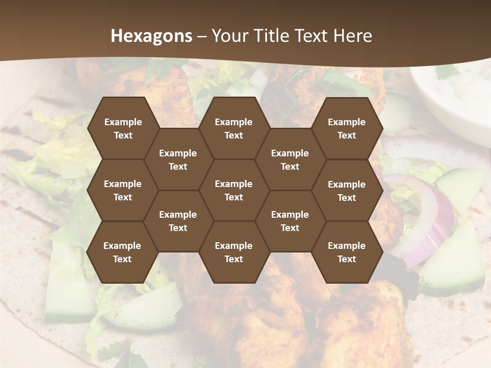 Meat Plate Yogurt PowerPoint Template