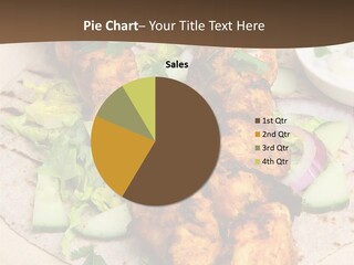 Meat Plate Yogurt PowerPoint Template