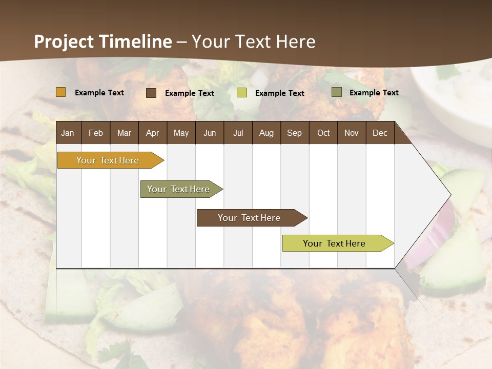 Meat Plate Yogurt PowerPoint Template