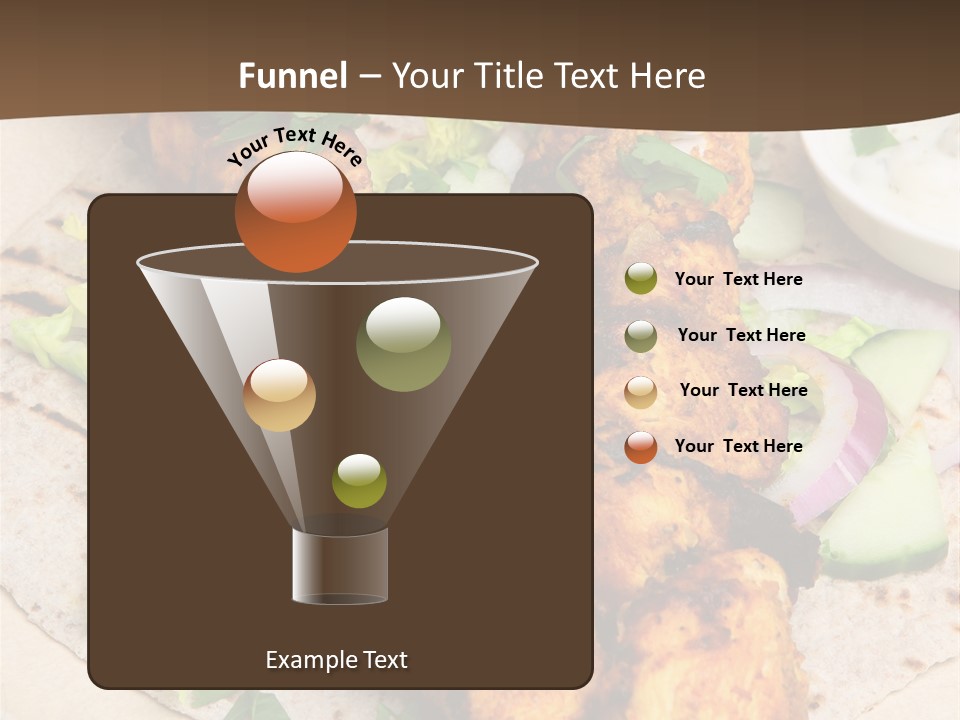 Meat Plate Yogurt PowerPoint Template