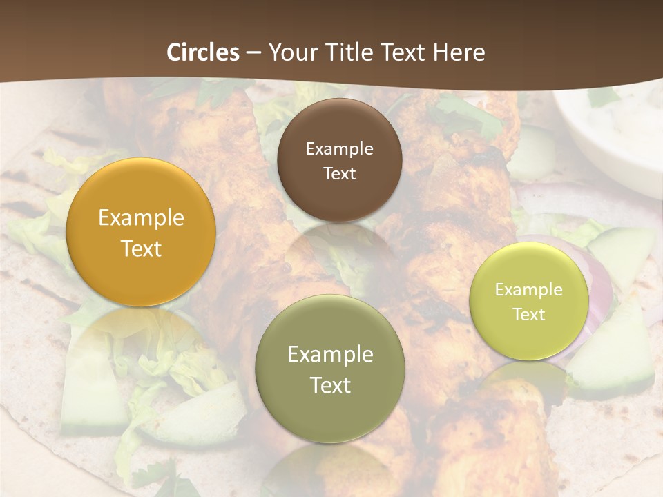 Meat Plate Yogurt PowerPoint Template