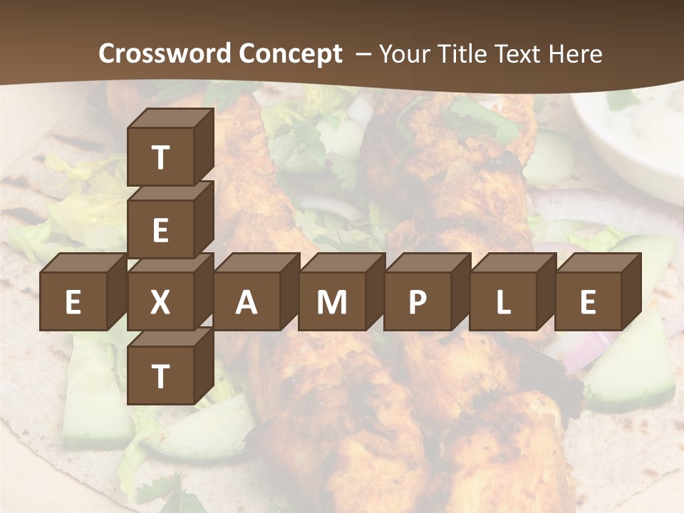 Meat Plate Yogurt PowerPoint Template