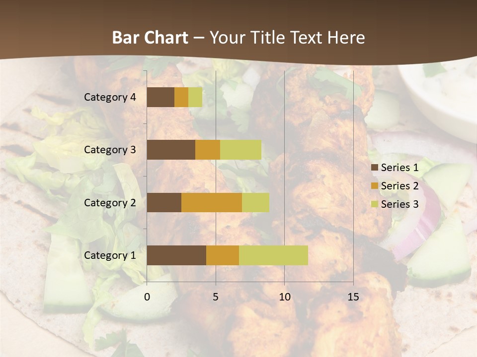 Meat Plate Yogurt PowerPoint Template
