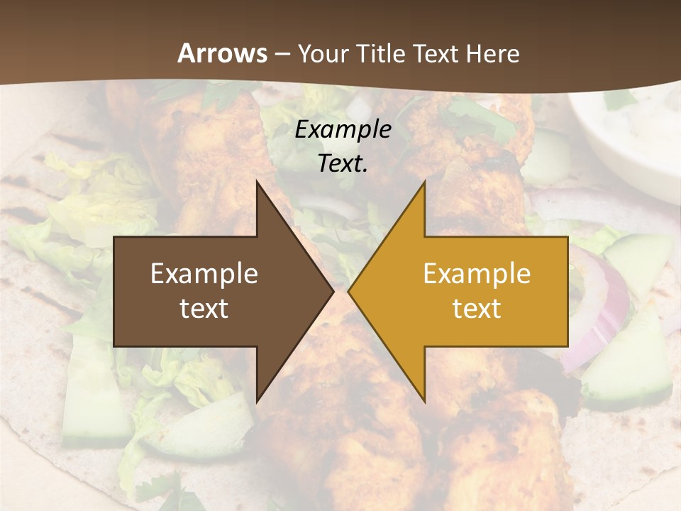 Meat Plate Yogurt PowerPoint Template