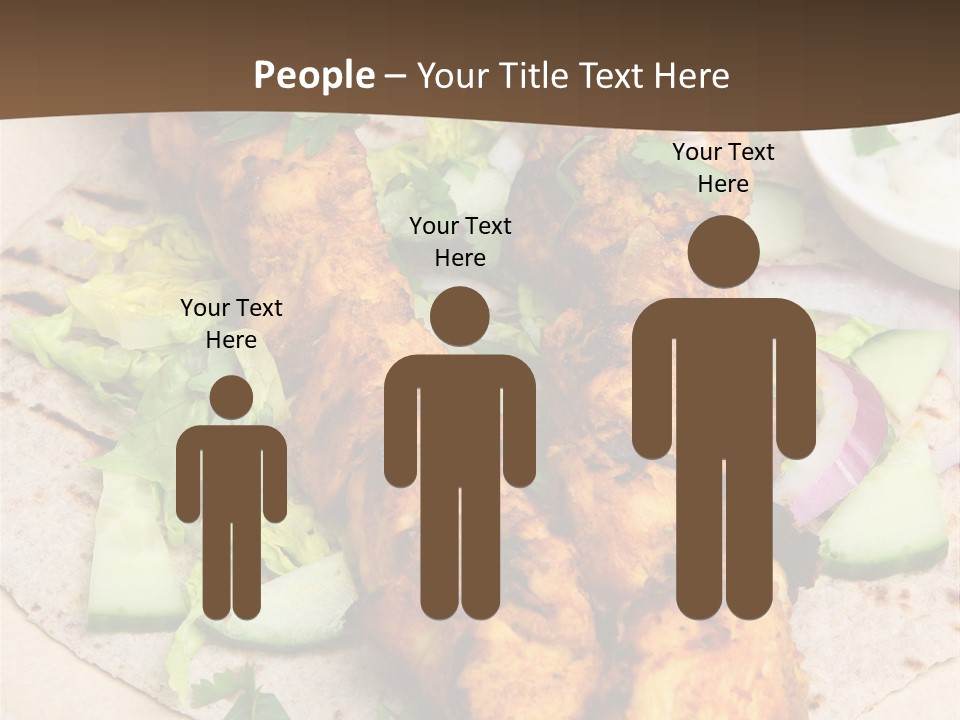 Meat Plate Yogurt PowerPoint Template