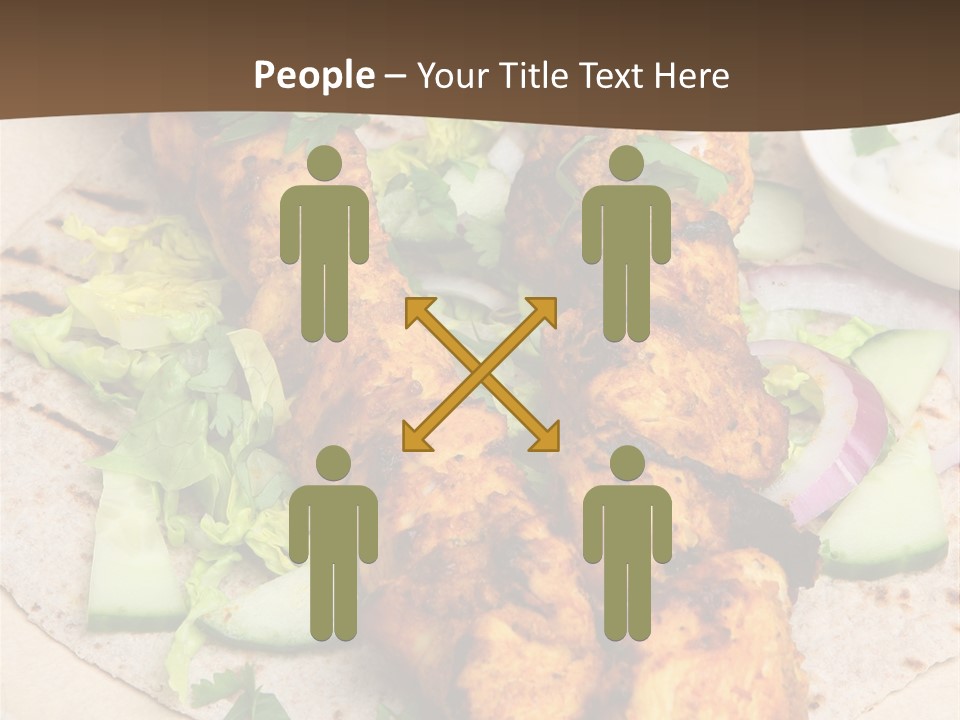 Meat Plate Yogurt PowerPoint Template