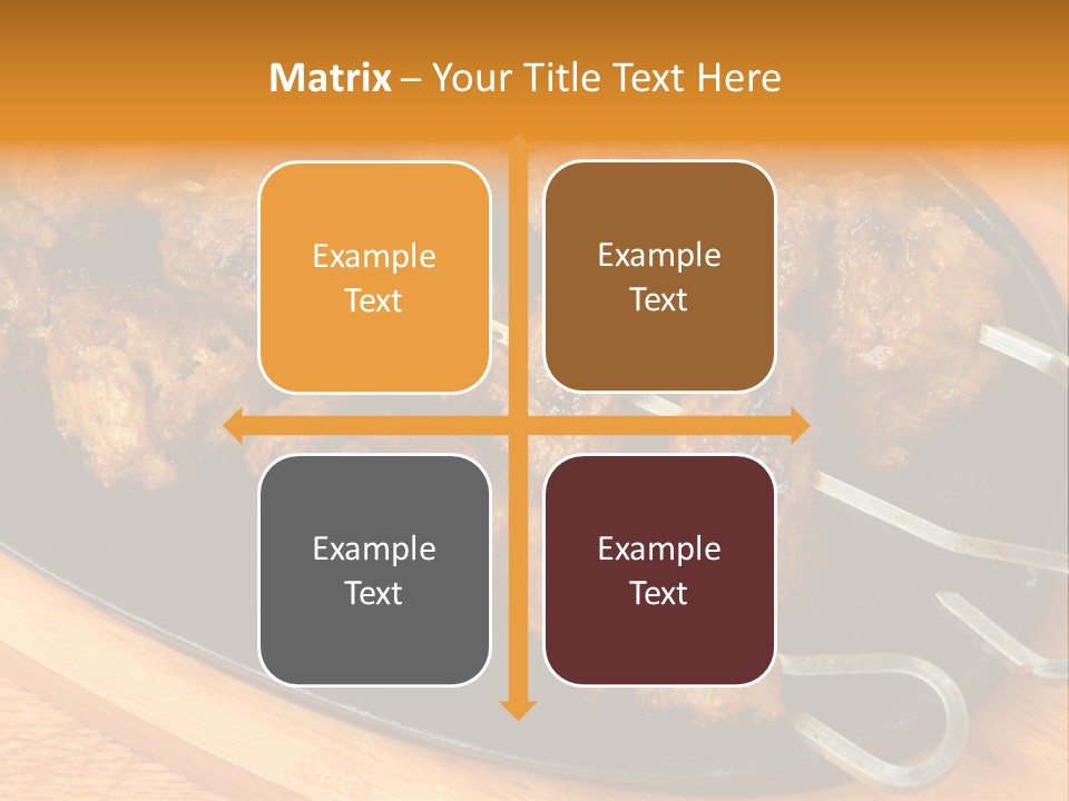 Overhead Tikka Marinated PowerPoint Template