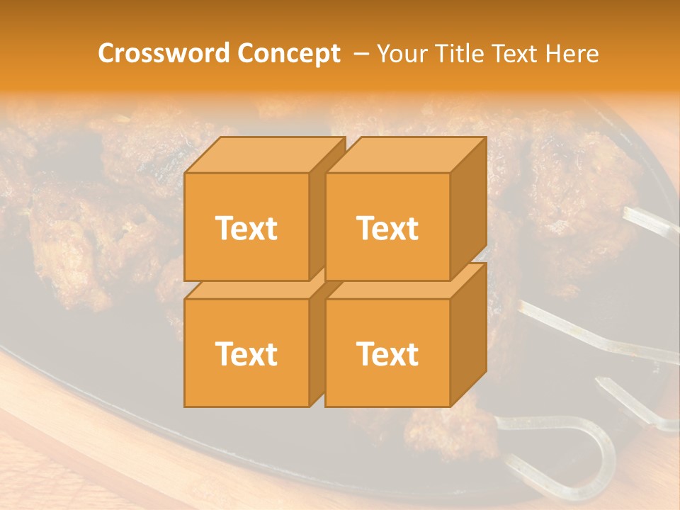 Overhead Tikka Marinated PowerPoint Template