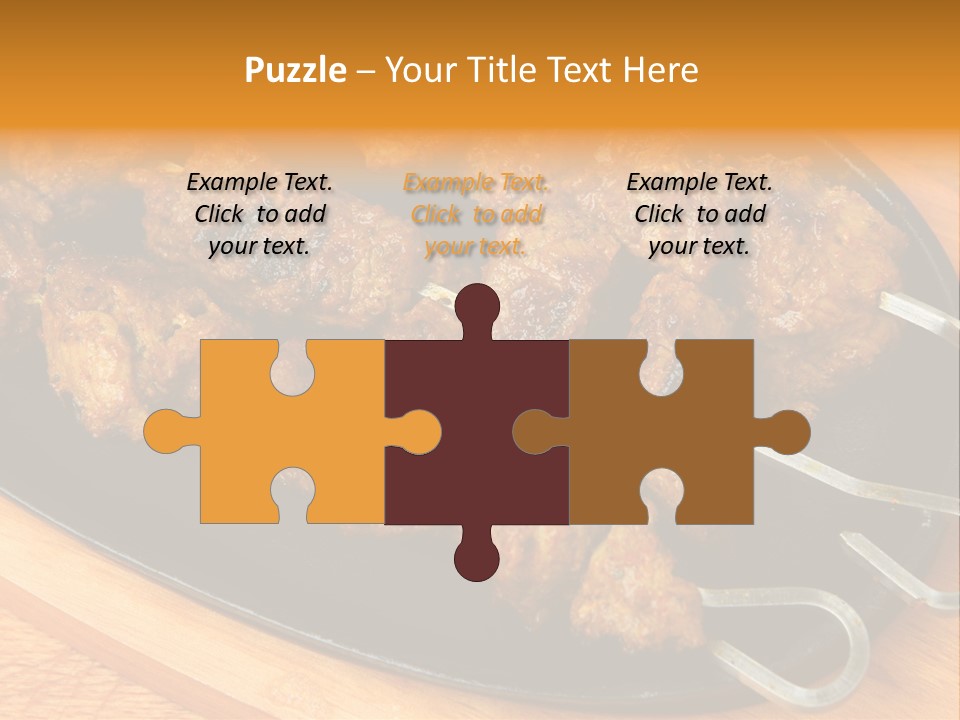 Overhead Tikka Marinated PowerPoint Template