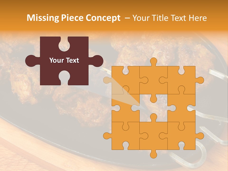 Overhead Tikka Marinated PowerPoint Template