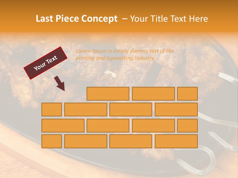 Overhead Tikka Marinated PowerPoint Template