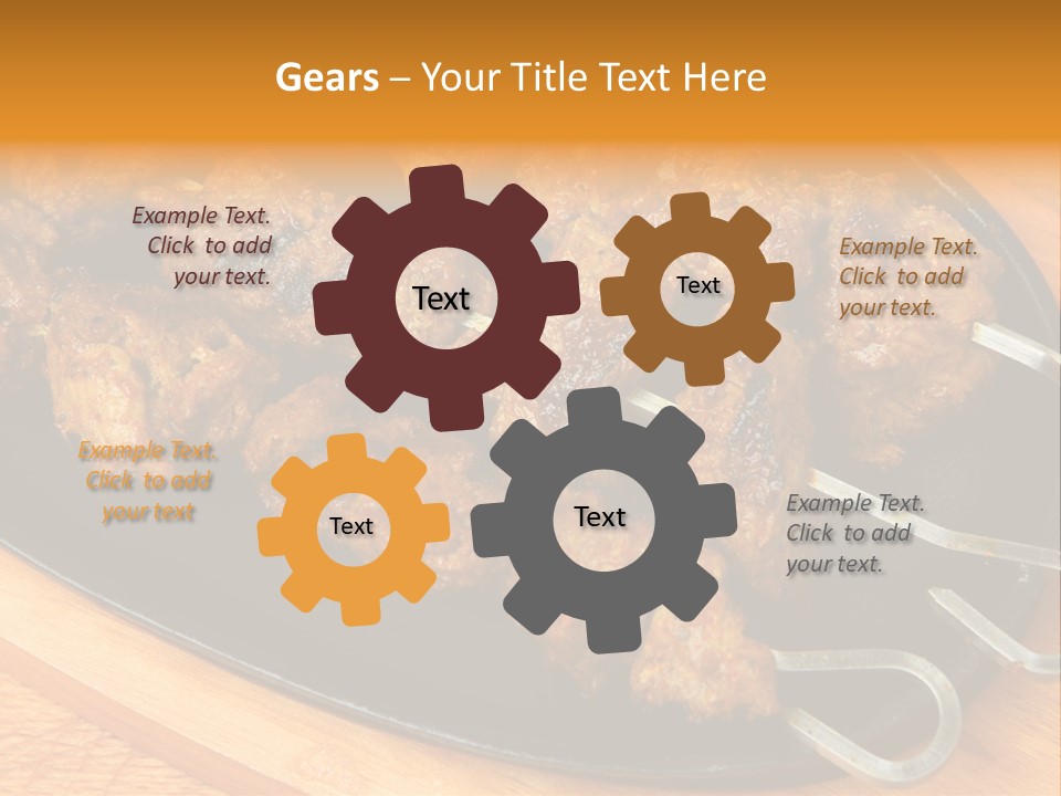 Overhead Tikka Marinated PowerPoint Template