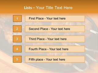 Overhead Tikka Marinated PowerPoint Template
