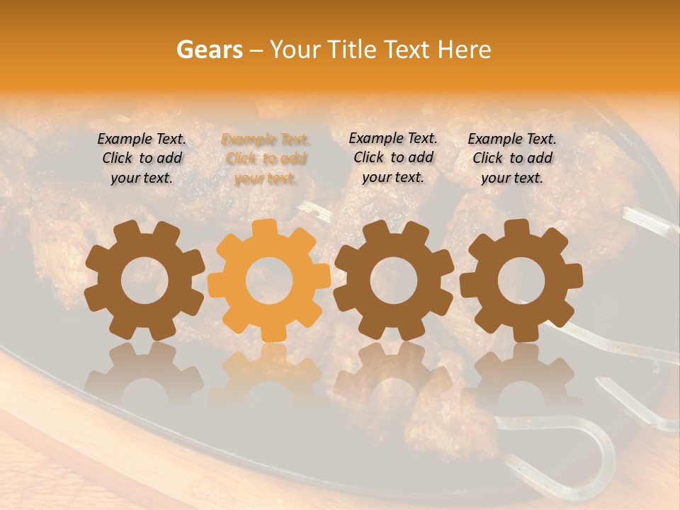 Overhead Tikka Marinated PowerPoint Template