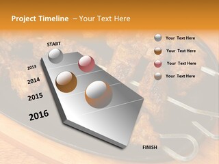 Overhead Tikka Marinated PowerPoint Template