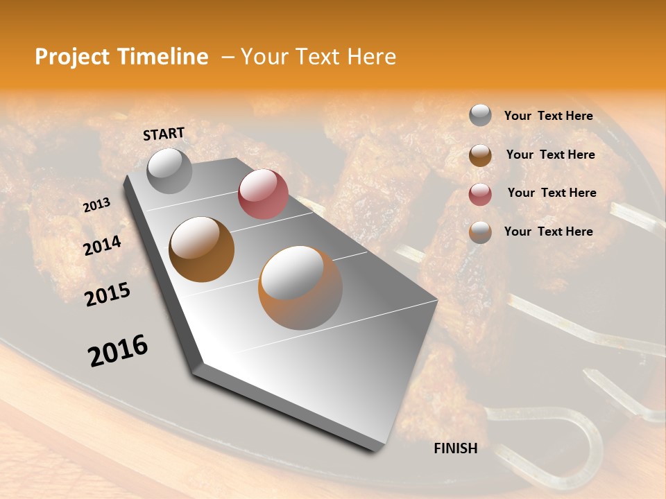 Overhead Tikka Marinated PowerPoint Template