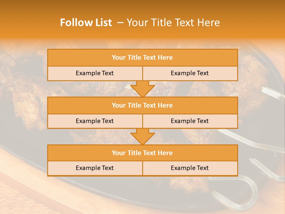 Overhead Tikka Marinated PowerPoint Template