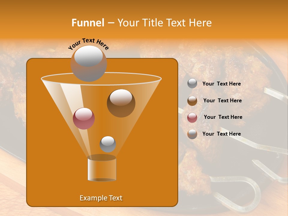 Overhead Tikka Marinated PowerPoint Template