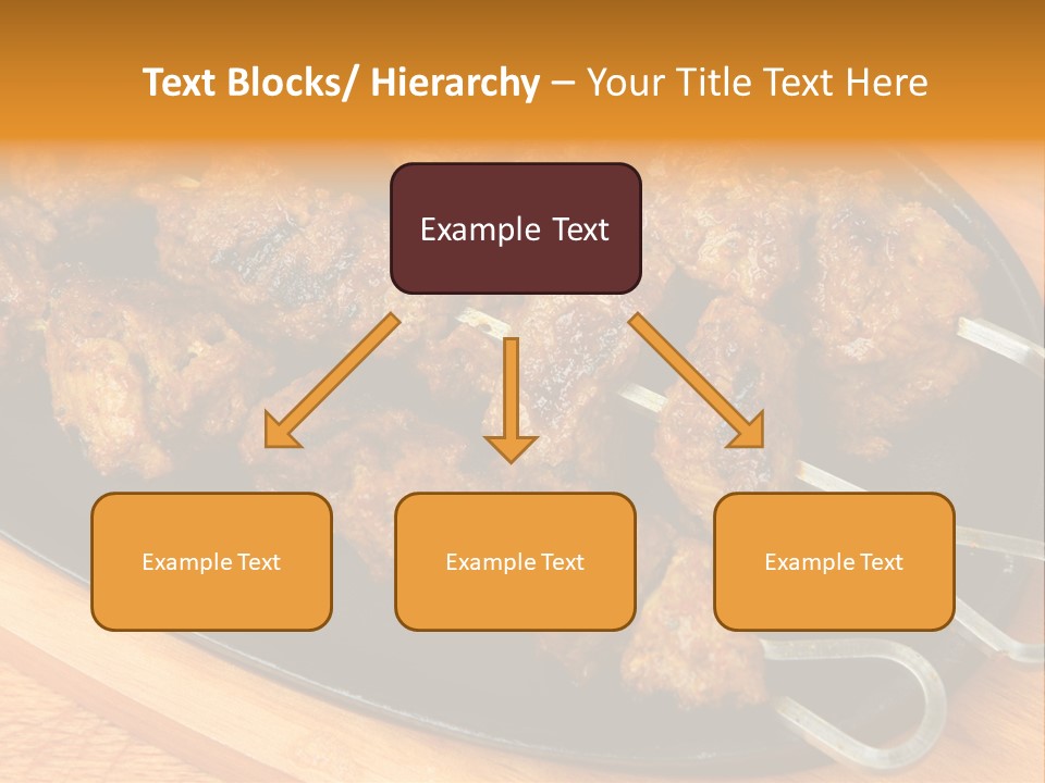 Overhead Tikka Marinated PowerPoint Template