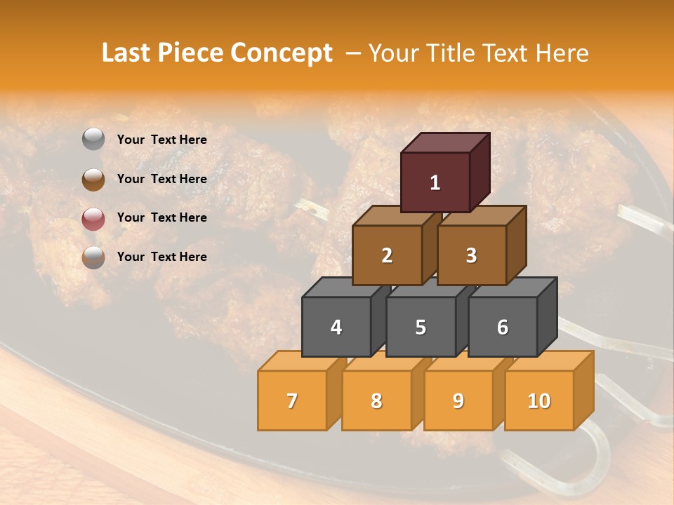 Overhead Tikka Marinated PowerPoint Template