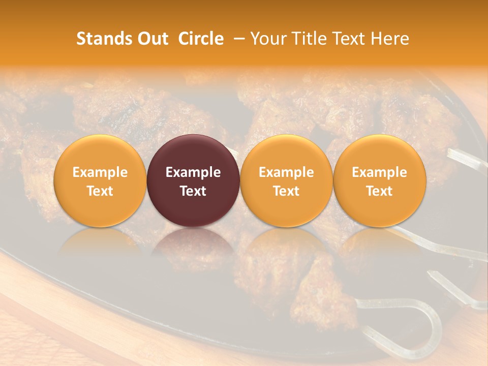 Overhead Tikka Marinated PowerPoint Template