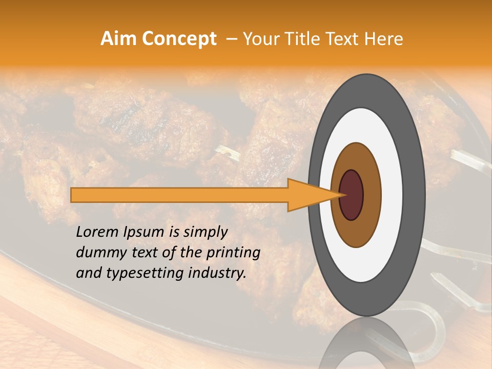 Overhead Tikka Marinated PowerPoint Template