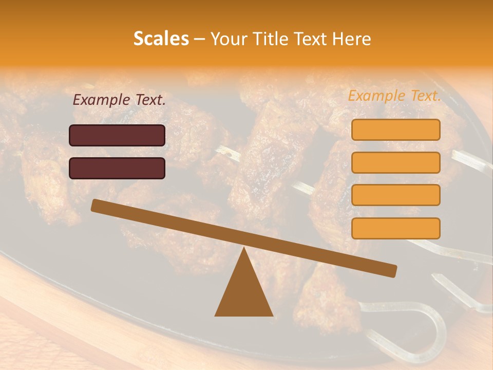 Overhead Tikka Marinated PowerPoint Template