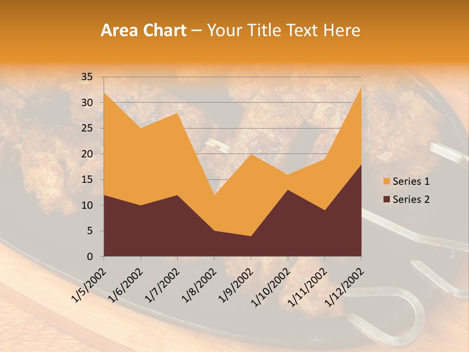 Overhead Tikka Marinated PowerPoint Template