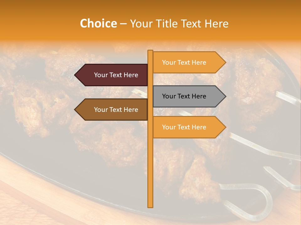 Overhead Tikka Marinated PowerPoint Template