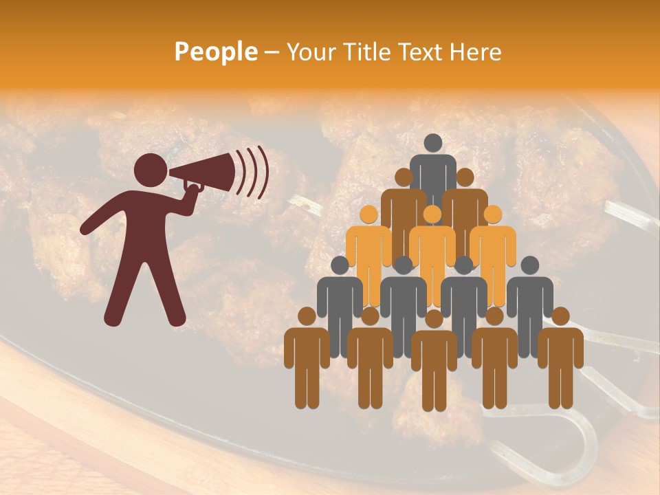 Overhead Tikka Marinated PowerPoint Template