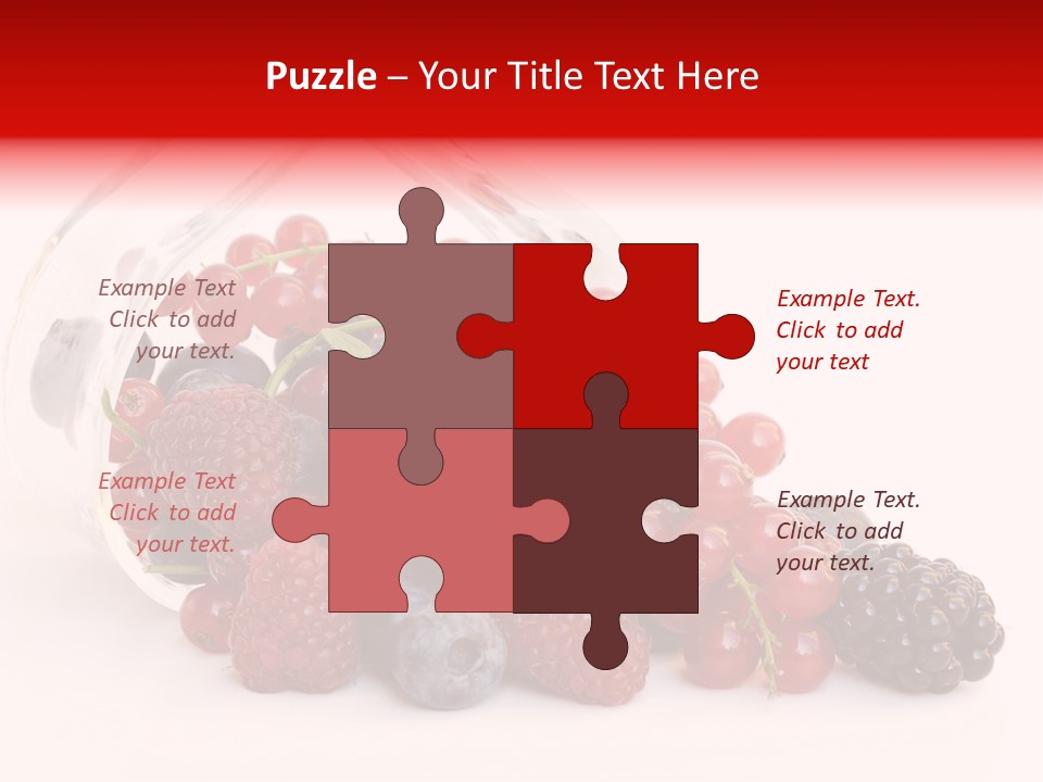 Dieting Raspberry Blackberry PowerPoint Template